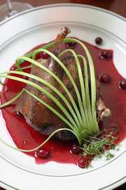 duck with currant sauce