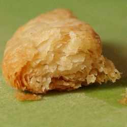 puff pastry closeup