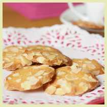 almond tuile cookies