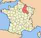 Champagne Ardenne map