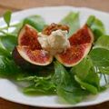 fig goat cheese salad