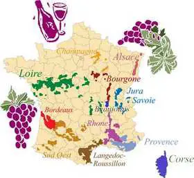 French wine region map