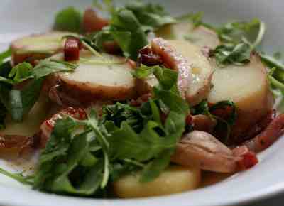 hot potato salad - salade au lard Hot Potato Salad - Salade au Lard