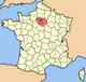 Ile de France map