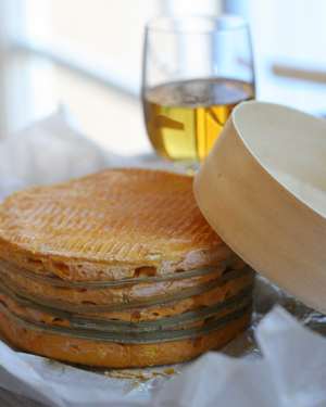 livarot cheese with calvados