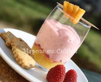 raspberry mousse