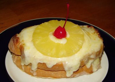 Croque Monsieur with Pineapple