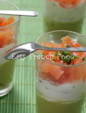 Mise en Bouche - Verrine de saumon fumé